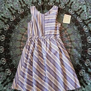 Bonnie Jean Kid's White and Blue Dress NWT